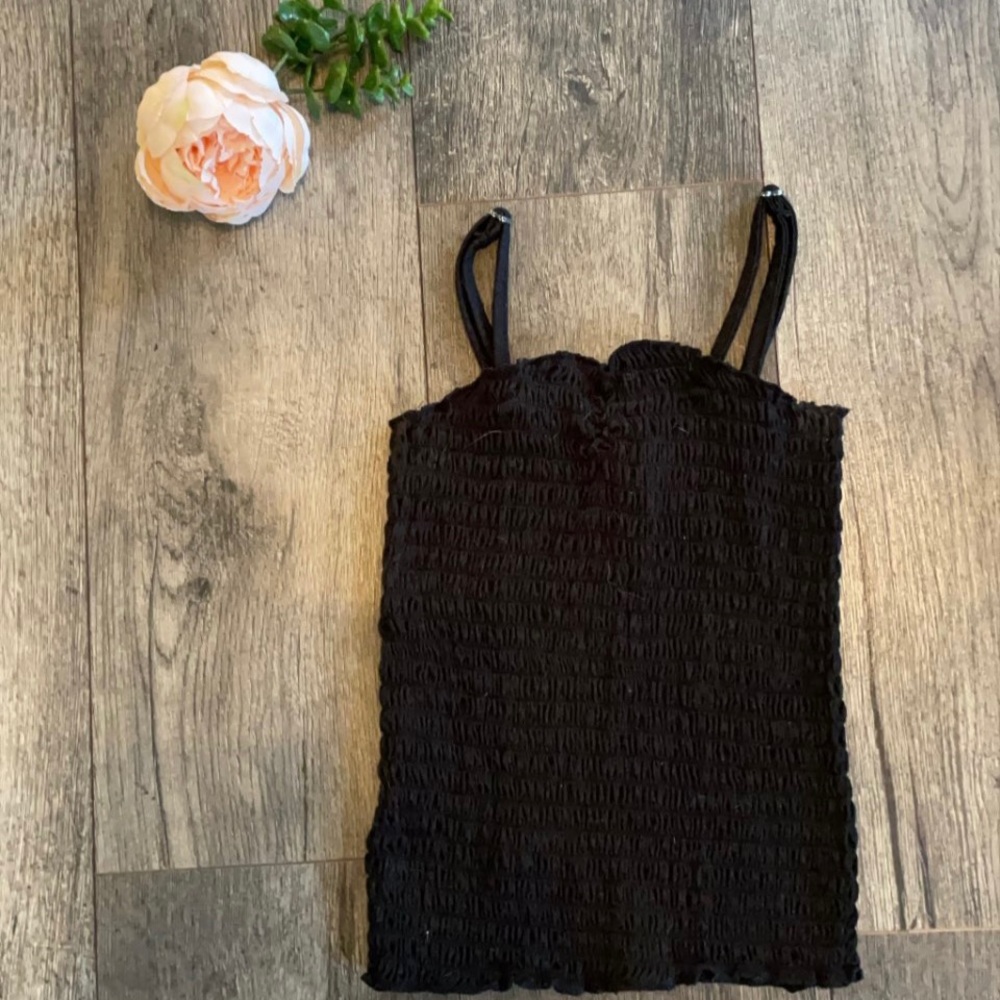 Black Crop Top